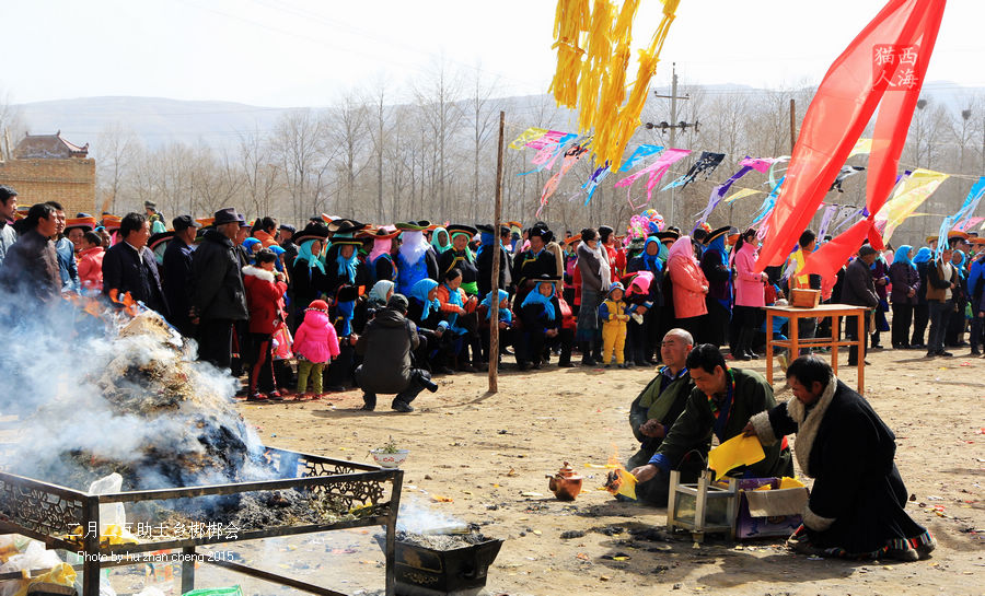 实拍二月二互助土乡“梆梆会”