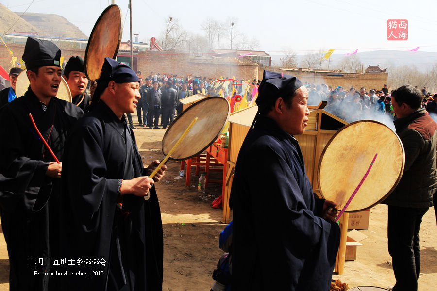 实拍二月二互助土乡“梆梆会”