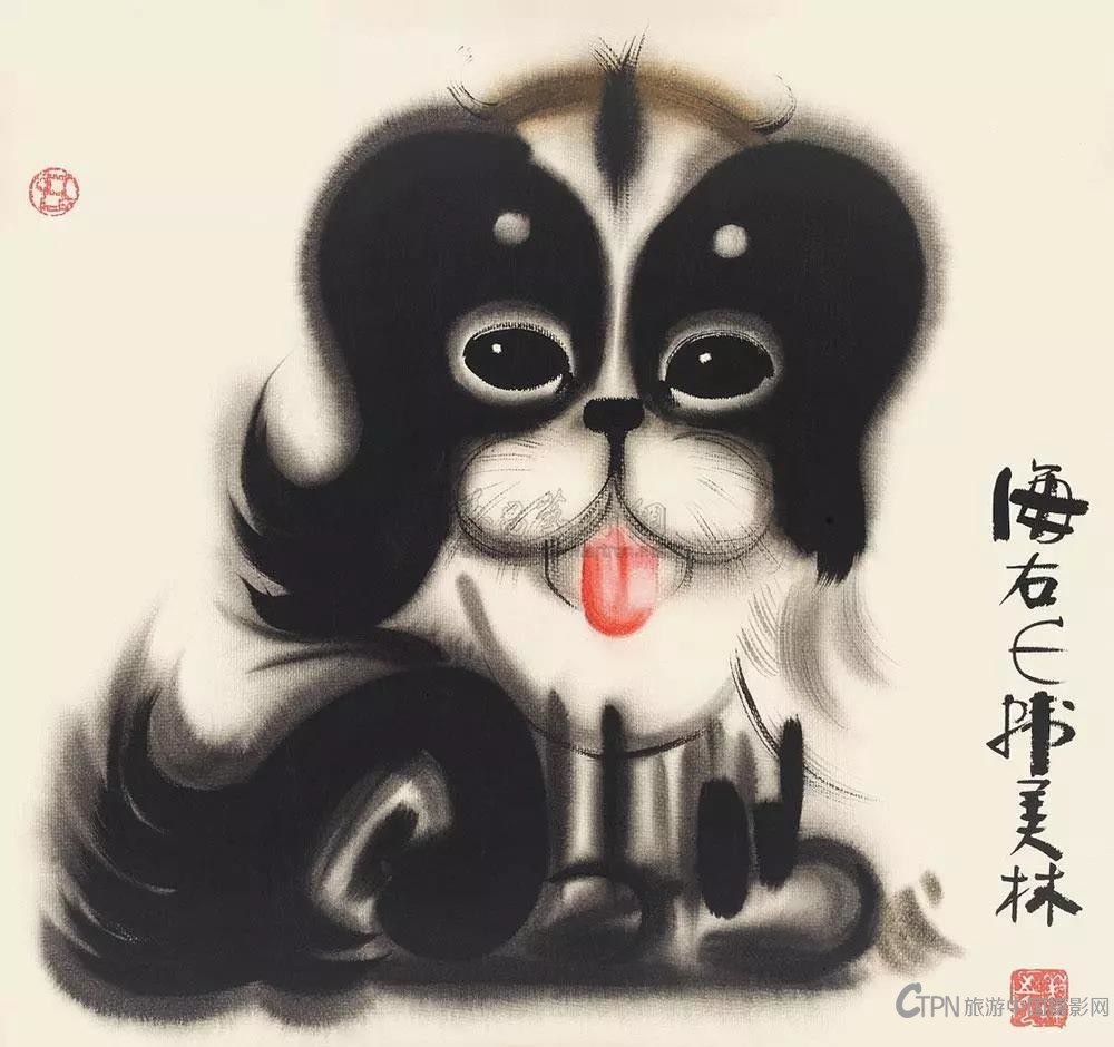 韩美玲画狗2.jpg