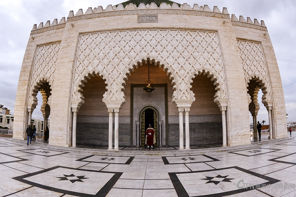 摩洛哥——穆罕穆德五世陵寝，哈桑塔广场