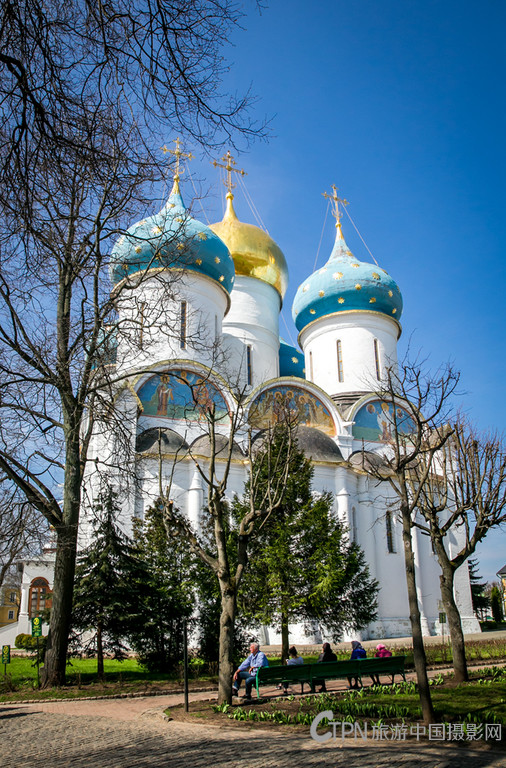 俄罗斯圣三一修道院外景