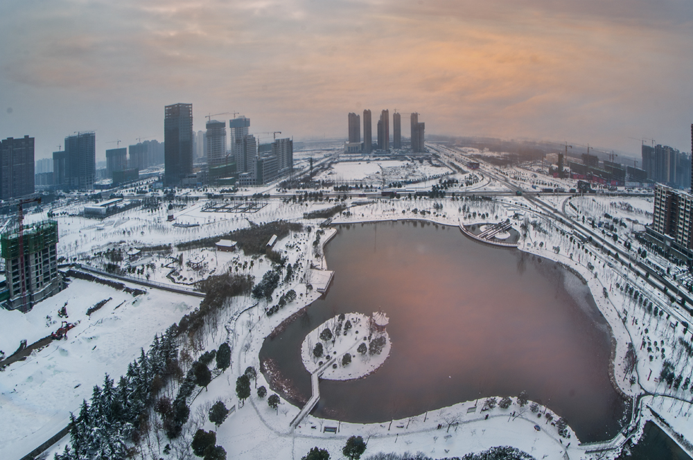 《开元湖雪景》 刘金克 13903963891.jpg